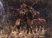 Nicolae Grigorescu Gypsies with Bear USA oil painting artist